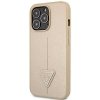 Guess GUHCP14LPSATLE iPhone 14 Pro 6,1 beżowy/beige hardcase SaffianoTriangle Logo